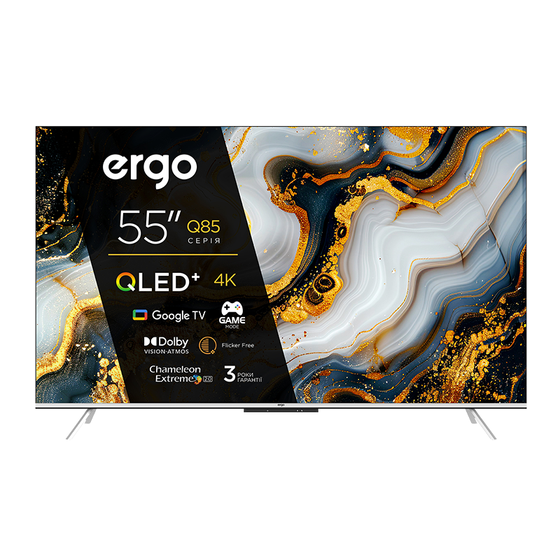 Телевізор Ergo JUQ85 55" QLED+ (55JUQ85)